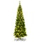 Costway 7.5ft Pre-Lit Hinged Pencil Christmas Tree 350 White Lights
